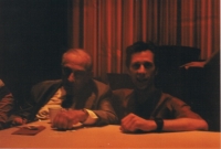 Ron Shea with Ed Teller, Father of the Hydrogen Bomb, September 1994